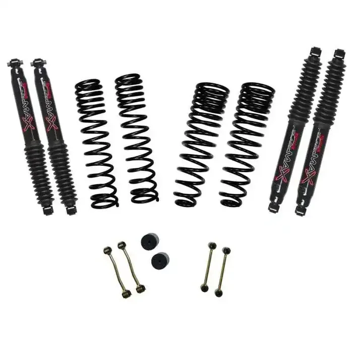 Skyjacker Suspension Lift Kit 2.5in Fr 1.5in Rr w/ Blk Max Shocks 2020 Jeep Gladiator JT – Rubicon