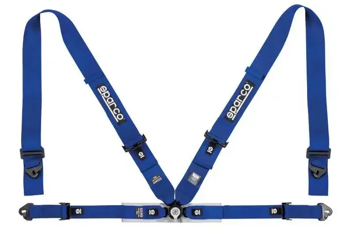 Sparco Belt 4Pt 3in/2in Competition Harness – Blue