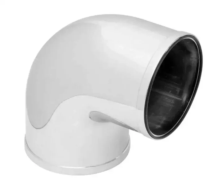 Spectre Universal Intake Elbow Tube (ABS) 3in. OD / 90 Degree – Chrome