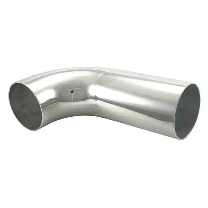 Spectre Universal Tube Elbow 3-1/2in. OD / 90 Degree Mandrel w/6in. Leg – Aluminum