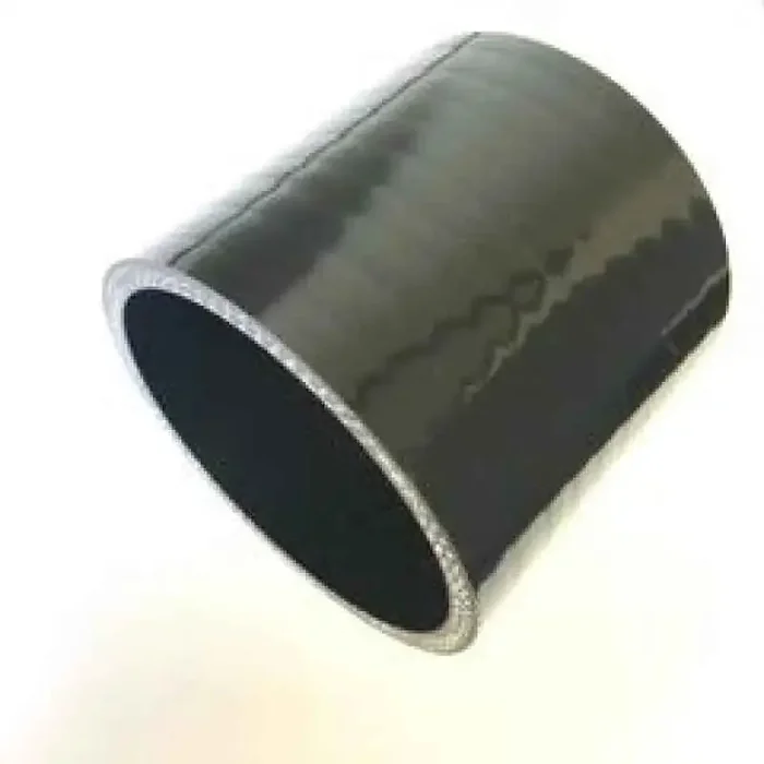 Stainless Bros 3.0in Straight 4-Ply Silicone Coupler – Black
