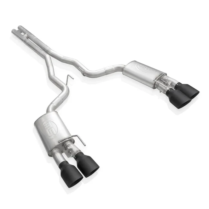 Stainless Works 2020 Ford GT500 Legend Catback H-Pipe Exhaust Factory Connect – Black Tips