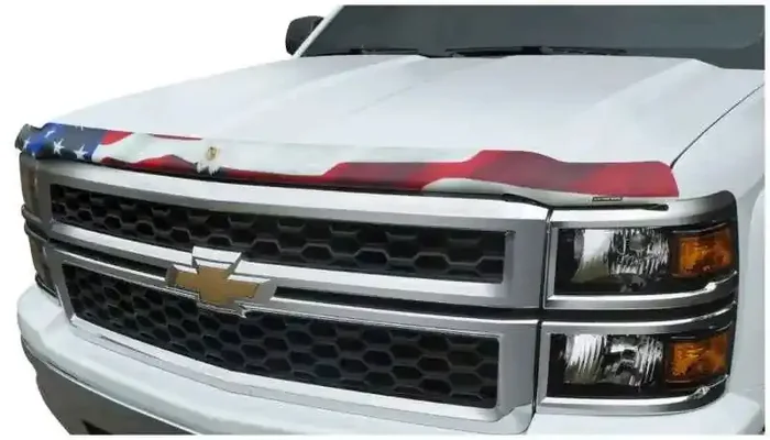 Stampede 2014-2015 Chevy Silverado 1500 Vigilante Premium Hood Protector – Flag
