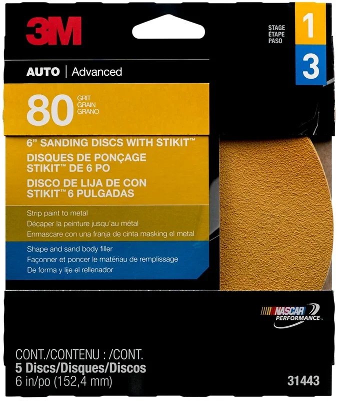 STIKIT GOLD DISC 6′ 80A