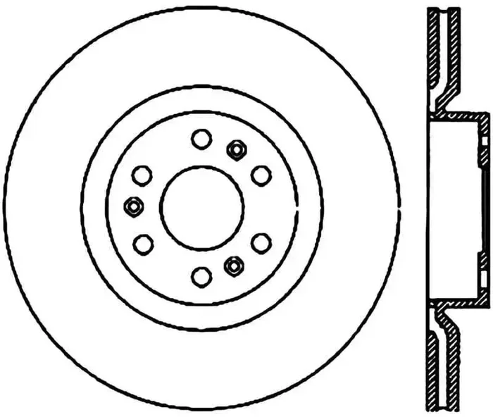 StopTech Drilled Sport Brake Rotor