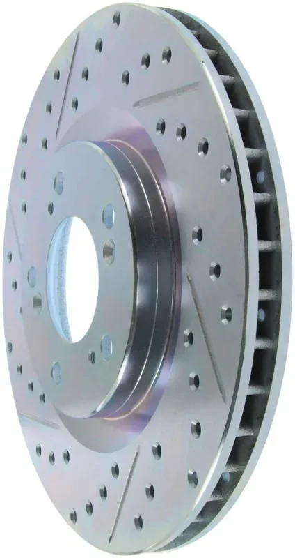 StopTech Select Sport 2000-2009 Honda S2000 Drilled and Slotted Front Right Brake Rotor