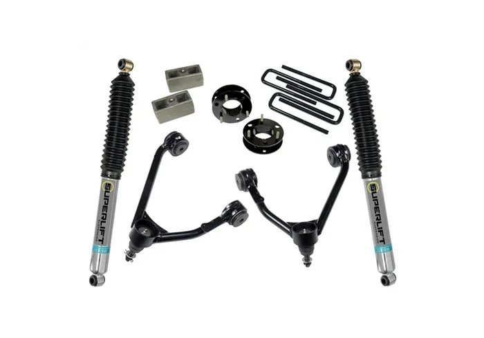 SuperLift 3.5in. Upper Ctrl Arm Kit-14-18 GM 1500 2WD w OE Al or SS Ctrl Arms w Bil Rr Shc – 3800B