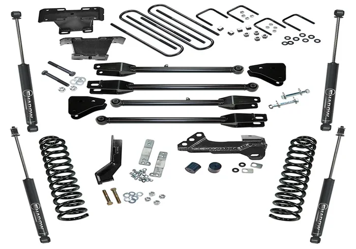 SuperLift 4in. 4-Link Lift Kit-17-22 F-250/F-350 4WD-Diesel-w/SL Shocks – K166