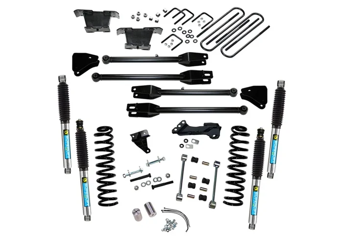 SuperLift 4in. Lift Kit-08-10 F250/F350 4WD-Dsl w/4-Link Conversion/Bil Shocks – K233B