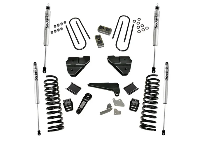 SuperLift 4in. Lift Kit w/FOX Shocks-13-18 Ram 3500 4WD Diesel w/out Radius Arms – K146F