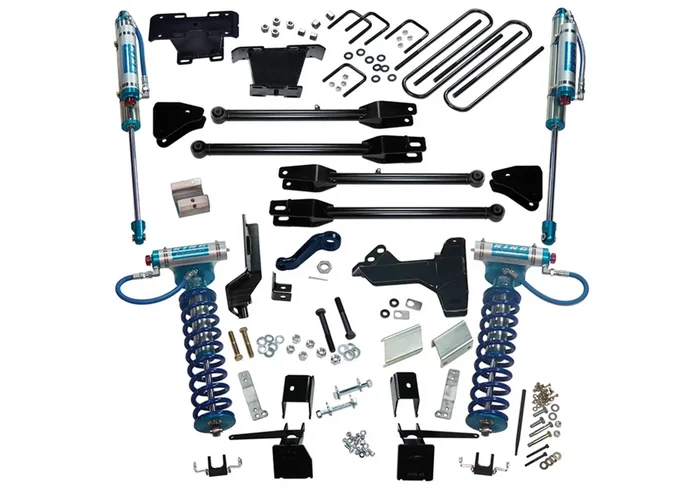 SuperLift 6in. King Ed 4-Link Lift Kit-17-22 F250/350 4WD w King Frt Clvr/Res Rr Shcks – K171KG