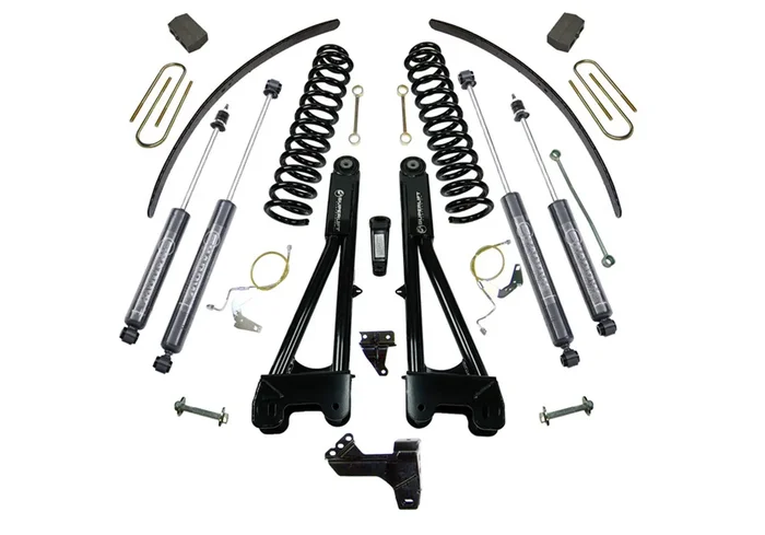 SuperLift 6in. Lift Kit-08-10 F250/F350 4WD-Dsl w/Replacement Radius Arms w/Bil Shocks – K983B