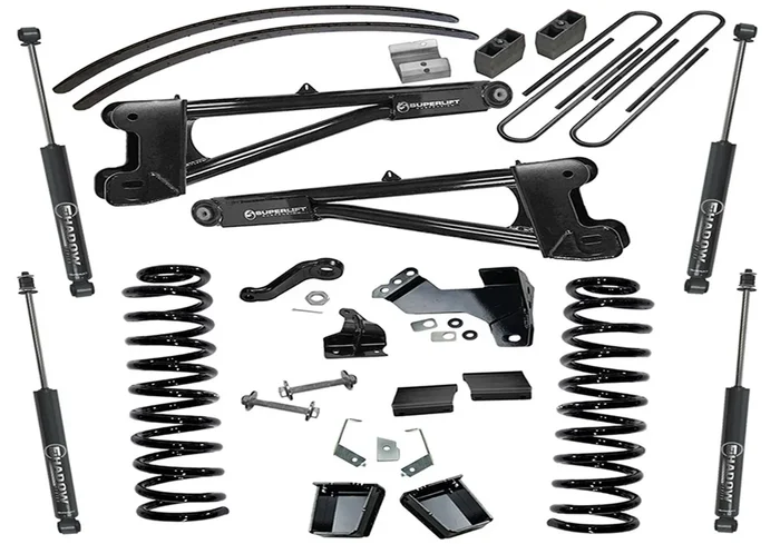 SuperLift 8in. Lift Kit-11-16 F250/F350 4WD-Dsl w/Replacement Radius Arms w/SL Shocks – K991