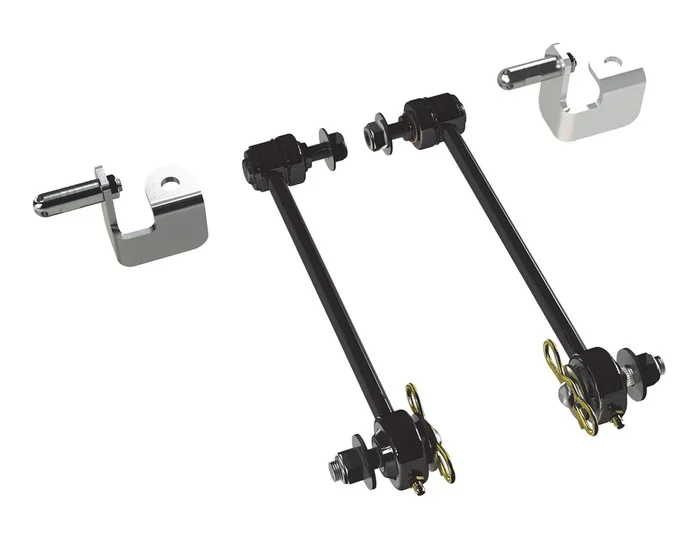 TeraFlex Jeep JK/JKU 3-4 in. Lift Front Sway Bar Quick Disconnect Kit 10 in. – 1753000