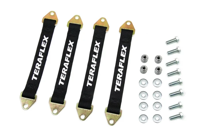 TeraFlex Jeep JK/JKU Front & Rear Limit Strap Kit – 4853100