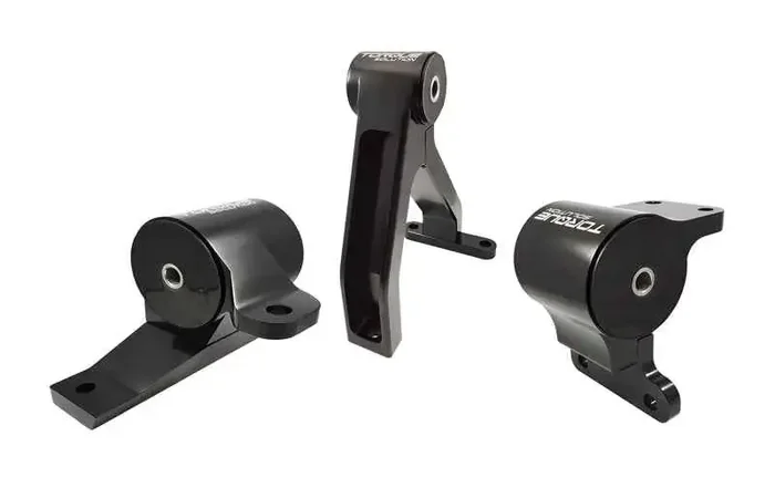 Torque Solution 3pc Rear Aluminum Engine Mount Kit Mitsubishi Lancer/Ralliart/Evolution X 2008-15