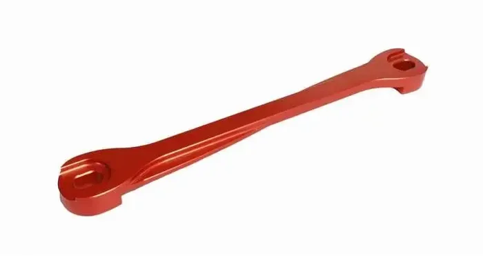 Torque Solution Billet Battery Tie Down Subaru WRX/STi/Legacy/Forester/Outback Red