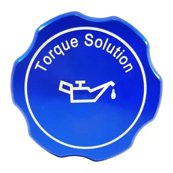 Torque Solution Billet Oil Cap 89+ Subaru – Blue