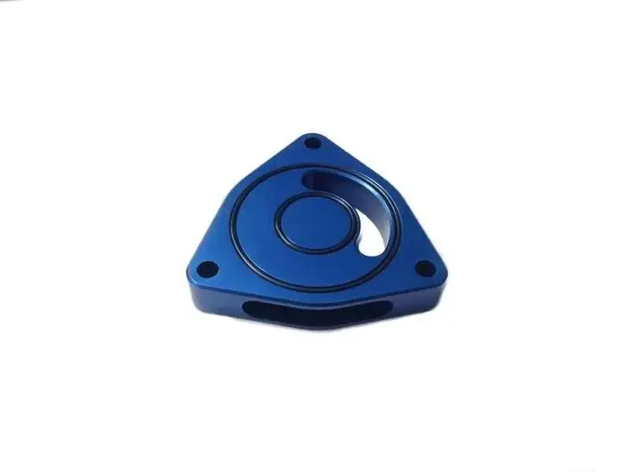 Torque Solution Blow Off BOV Sound Plate (Blue) Hyundai Sonata 2.0T