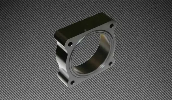 Torque Solution Throttle Body Spacer 2013 Ford Focus ST – Black