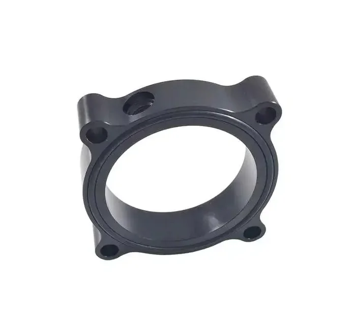 Torque Solution Throttle Body Spacer (Black) Audi / Volkswagen 2.0T FSI SI