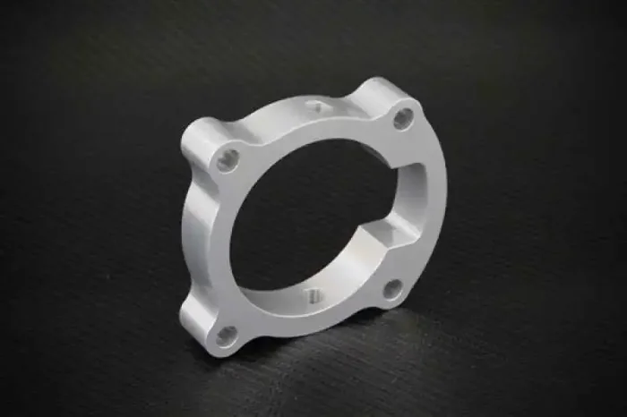 Torque Solution Throttle Body Spacer (Silver) Hyundai Genesis Coupe 2.0T 2010-2012