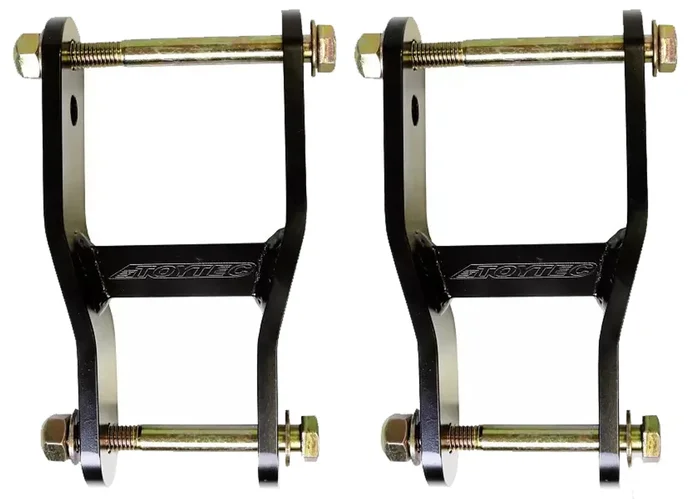 Toytec Adjustable 1-1.5 in. Lift Shackles w/ Spring Bushings – SKLTUN-2247