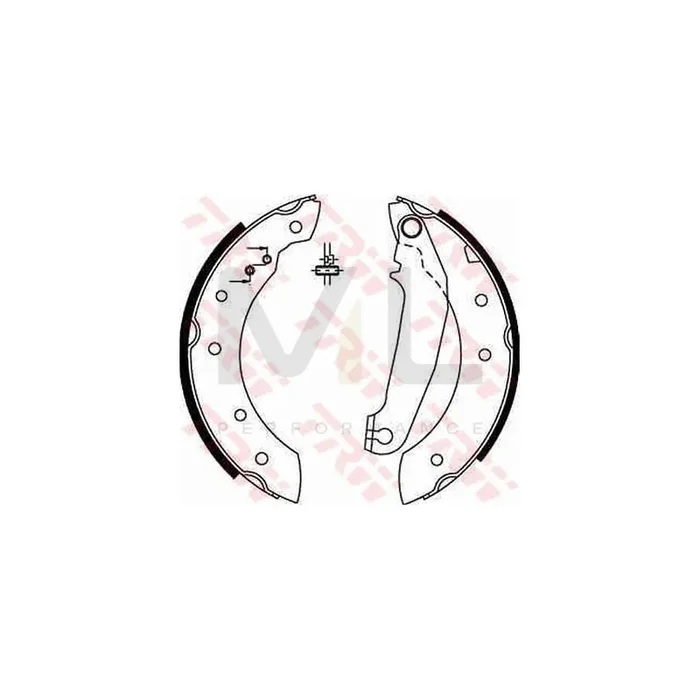 TRW GS6233 Brake Shoe Set