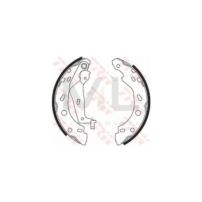 TRW GS8685 Brake Shoe Set