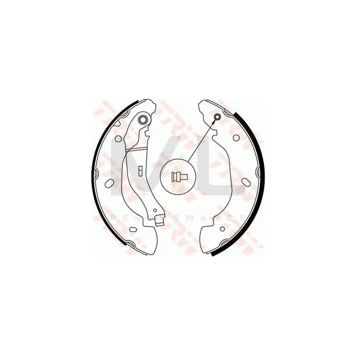 TRW GS8689 Brake Shoe Set for FORD TRANSIT