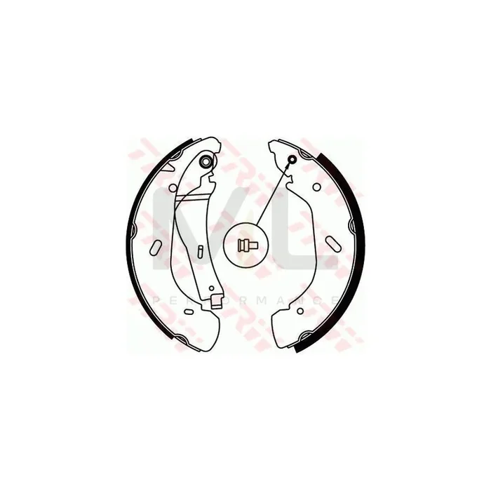 TRW GS8690 Brake Shoe Set