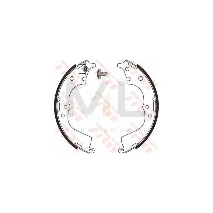 TRW GS8693 Brake Shoe Set