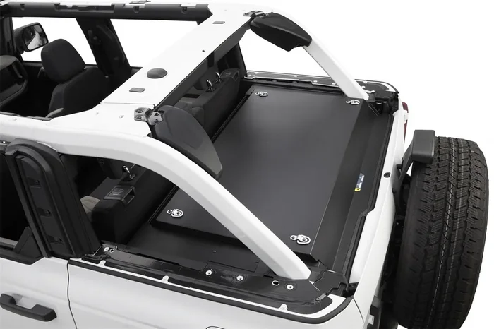 Tuffy Security Deluxe Cargo Enclosure – 21-23 Ford Bronco, 4-Door Black – 755-CUST