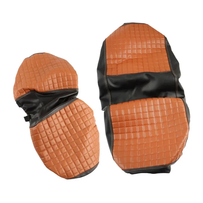 Universal Size Rear Seat Cover For EZGo Club Car Yamaha Models Brown Color