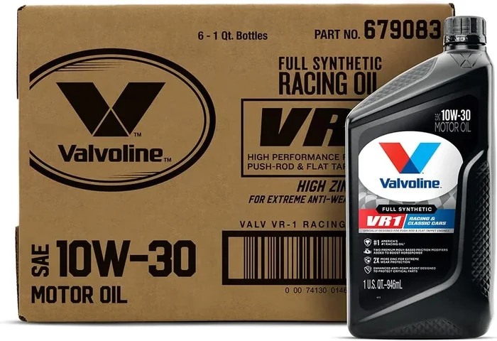 Valvoline VR1 Synthetic Racing Oil 679083 1 Quart – Case of 6