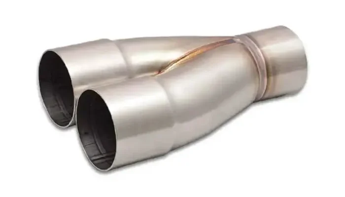Vibrant 2-1 SS Merge Collectors (2-1/2in Inlet Slipover ID 2-1/2in Outlet OD) – Sold Individually