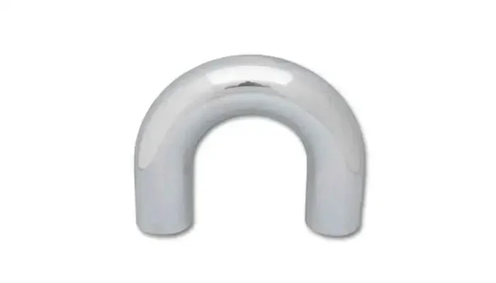 Vibrant 2.5in O.D. Universal Aluminum Tubing (180 degree Bend) – Polished