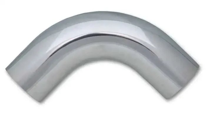 Vibrant 2in O.D. Universal Aluminum Tubing (90 degree bend) – Polished