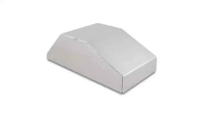 Vibrant I/C End Tank 6in Wide 12in Long 4in Tall Use w/ Horizontal I/C Core 12844 – 5052 Aluminum