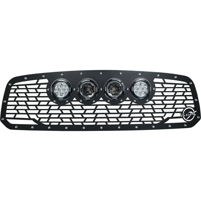 Vision X Lighting 13+ Dodge Ram 1500 Cannon CG2 Style Grille With 4 CG2 4.5″ (2 Optic CG2-Cp710 And 2 R) – 5661134