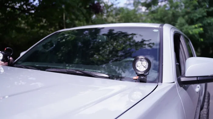 Vision X Lighting 16+ 3Rd Gen. Toyota Tacoma A-Pillar Mounts w/ 21 Watt Mini Cannon – 5340163