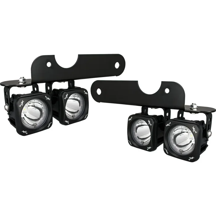 Vision X Lighting 17+ Ford Raptor LED Fog Light Kit Including 4 X XIL-OP110 Optimus Lights, Brackets And Wiring – 9906089