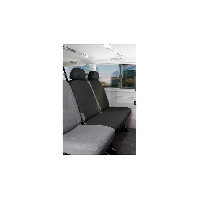 WALSER 10457 Car seat cover for VW TRANSPORTER Grey, Polyester, Rear