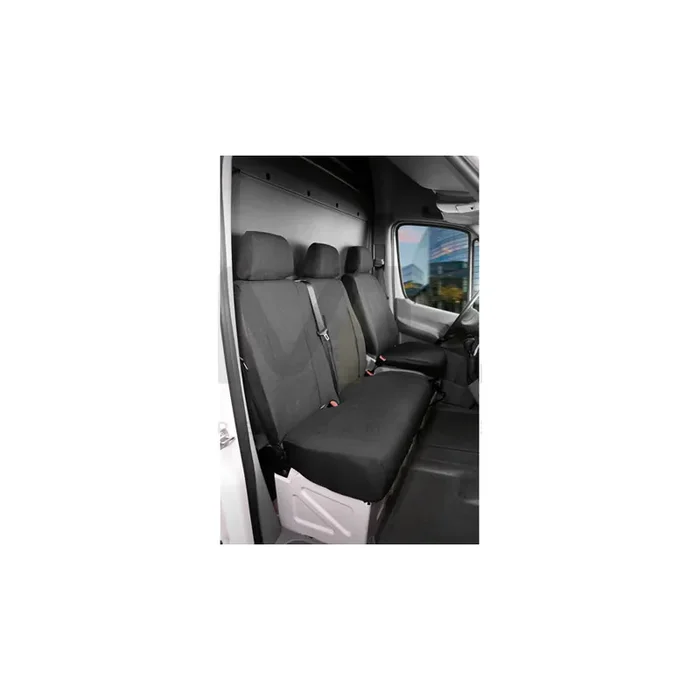 WALSER 10496 Car seat cover Grey, Polyester, Front