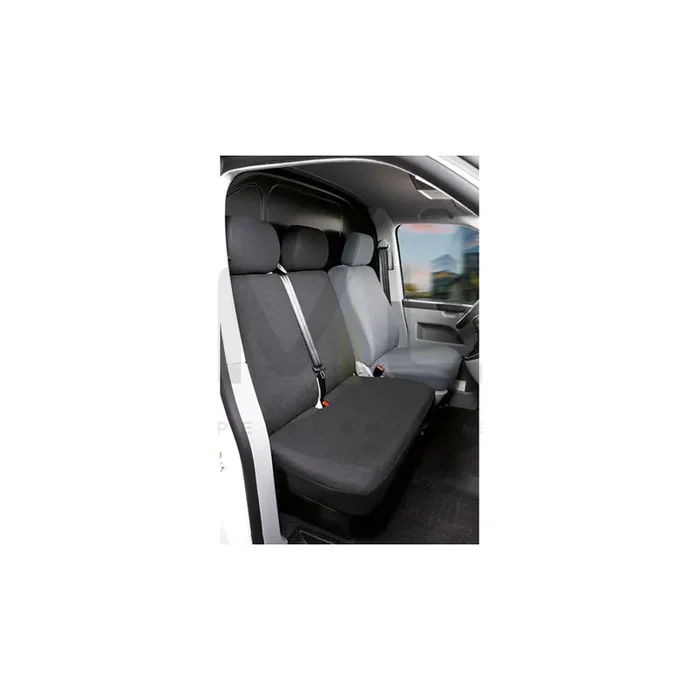 WALSER 10520 Car seat cover for VW TRANSPORTER Anthracite, Polyester, Front
