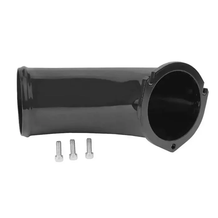 Wehrli 01-04 Chevrolet 6.6L LB7 Duramax 3.5in Intake Horn – Gloss Black