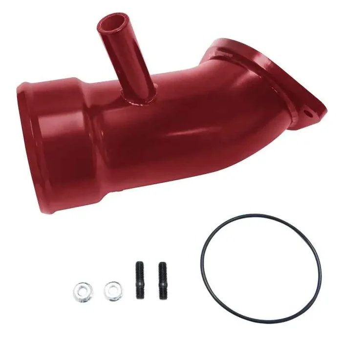 Wehrli 17-19 Chevrolet 6.6L L5P Duramax 3.5in Intake Horn w/PCV Port – WCFab Red