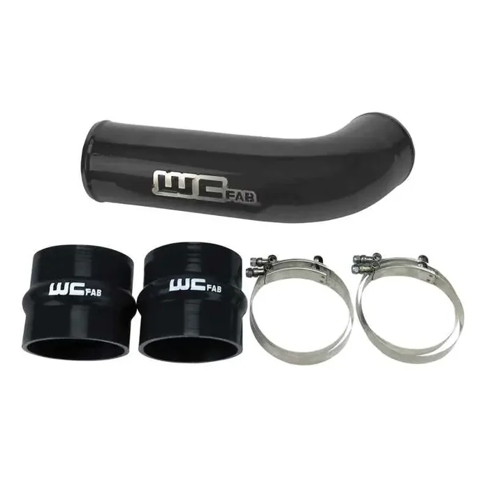 Wehrli 17-19 Chevrolet 6.6L L5P Duramax 4in Intake Pipe (Use w/OEM Air Box) – Gloss Black