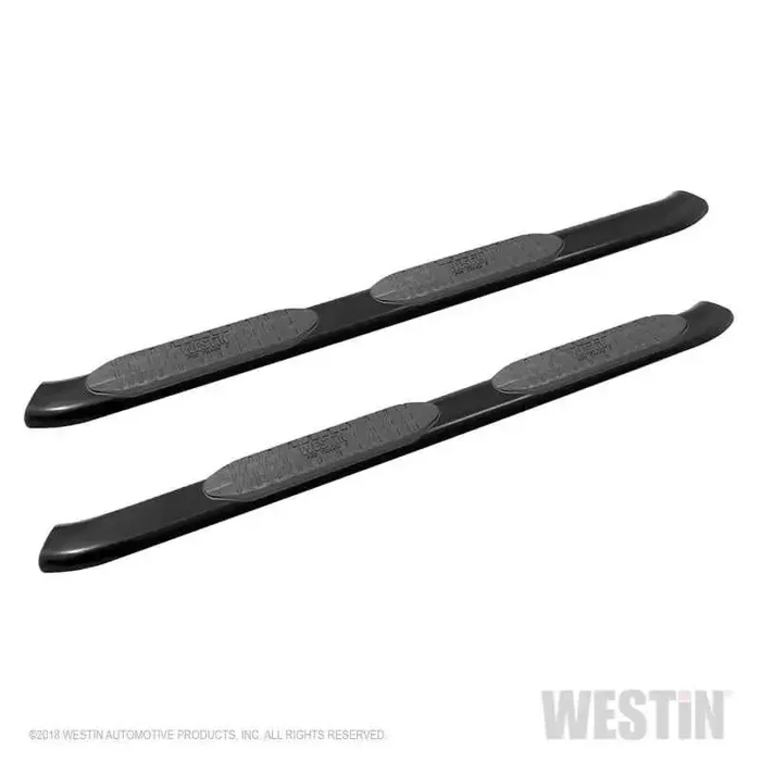 Westin 18-20 Jeep Wrangler JL Unlimited 4DR PRO TRAXX 5 Oval Nerf Step Bars – Textured Black