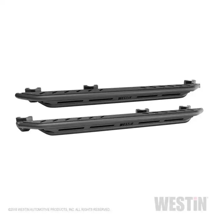 Westin/Snyper 2018+ Jeep Wrangler JL Unlimited 4DR Triple Tube Rock Rail Steps – Textured Black
